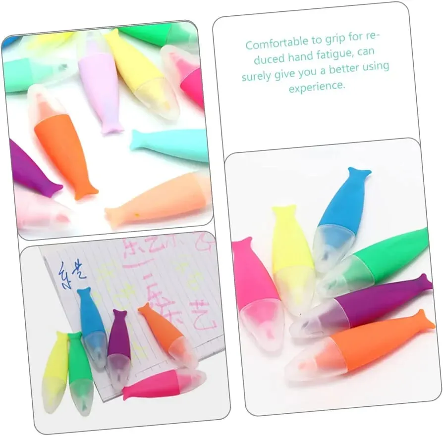 Rainbow Adorable Fish Highlighters