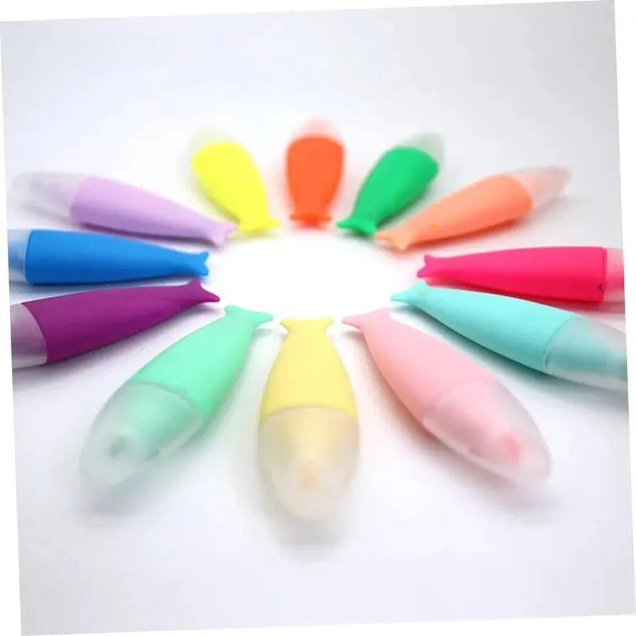 Rainbow Adorable Fish Highlighters