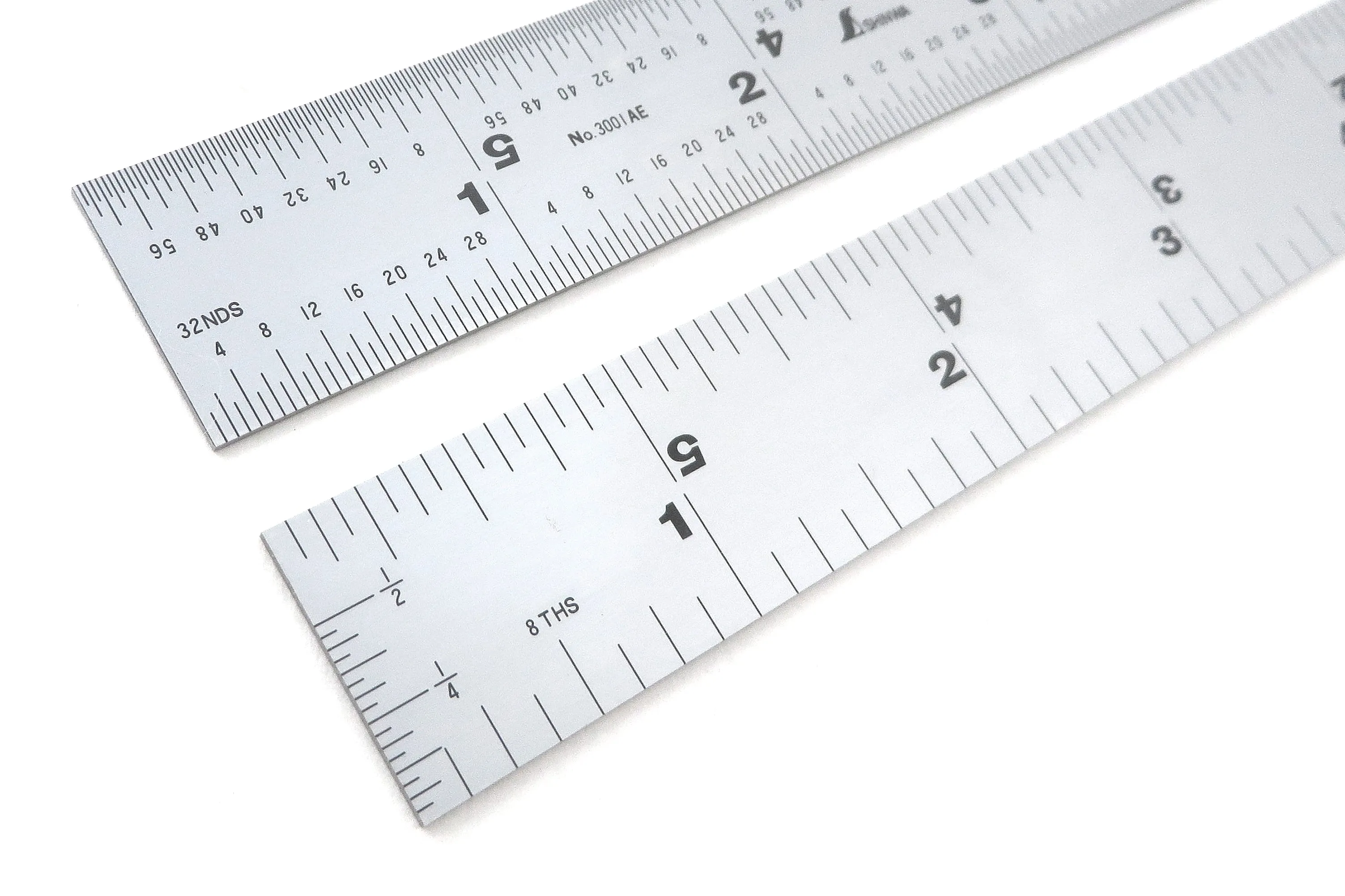 Shinwa 6" Rigid Machinist Ruler 4R Graduations with End Grads