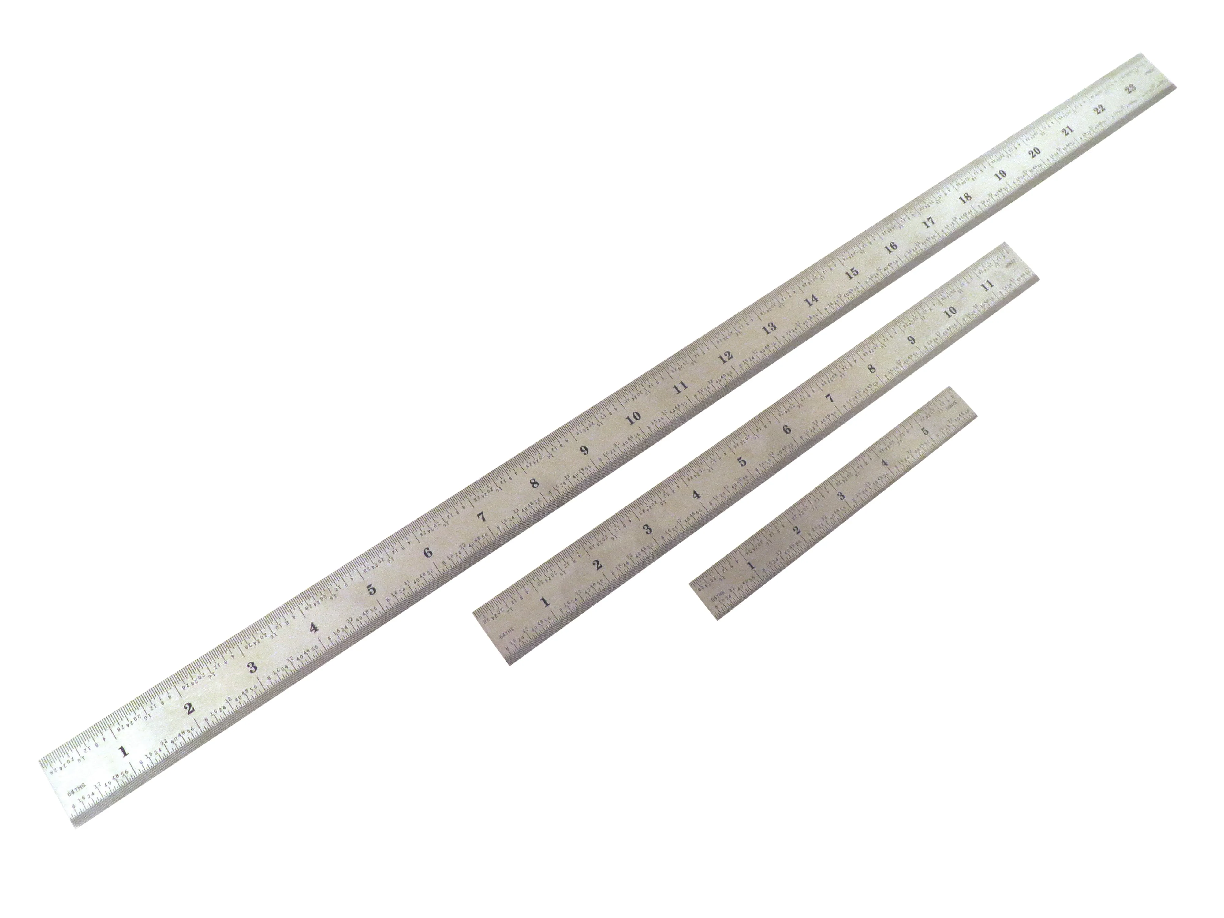 Taytools Stainless Steel 4R Machinist Rulers 6" to 24"