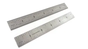 Taytools Stainless Steel 4R Machinist Rulers 6" to 24"