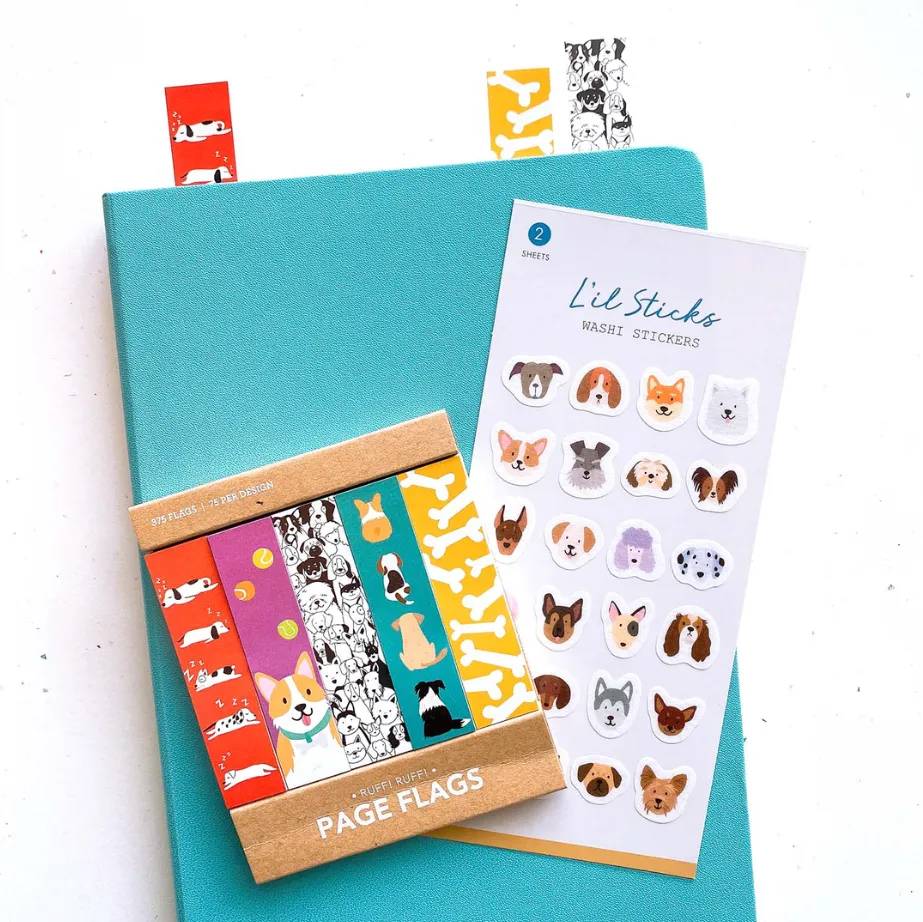 Washi Stickers: L'il Dogs