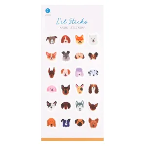 Washi Stickers: L'il Dogs