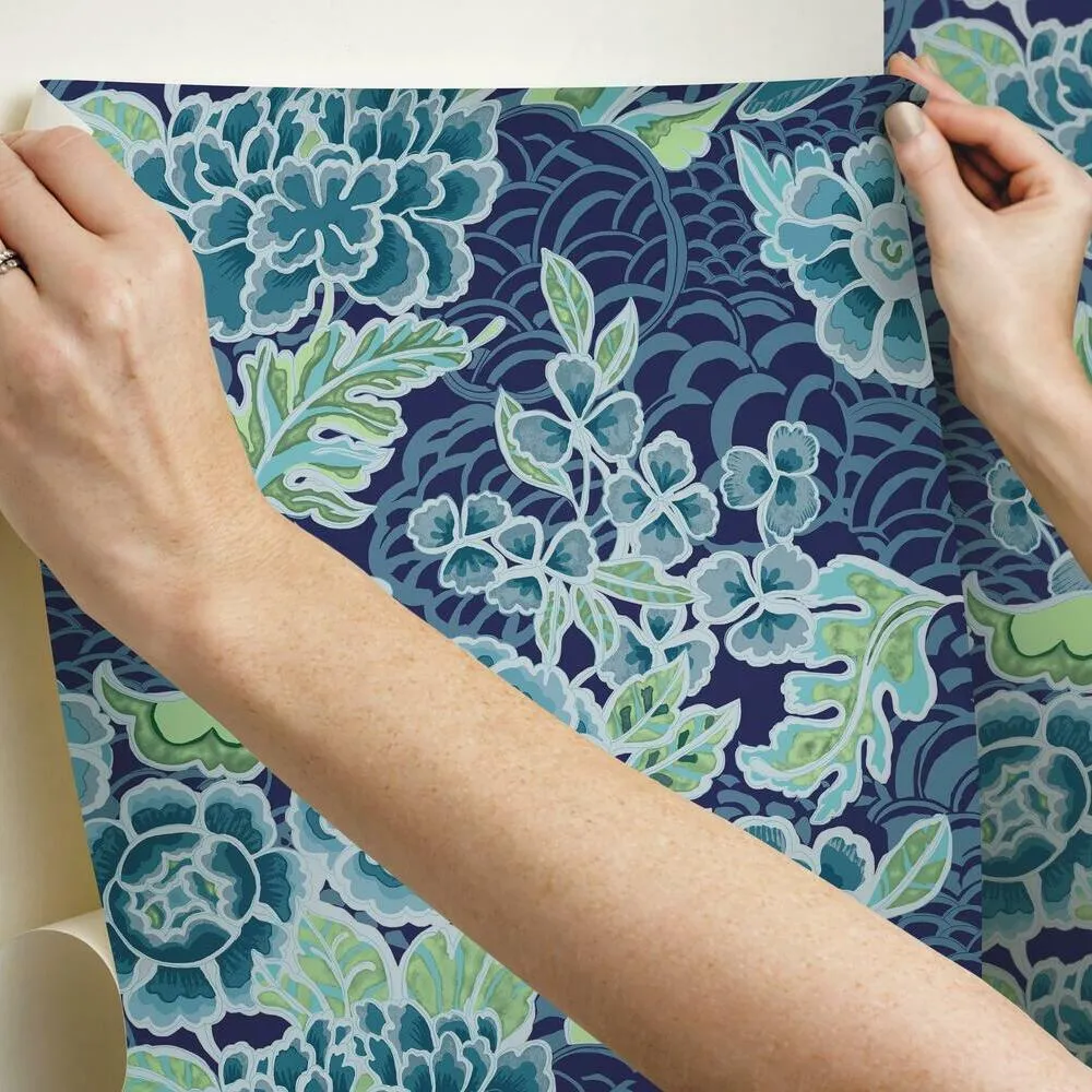 Waverly Zen Garden Peel and Stick Wallpaper