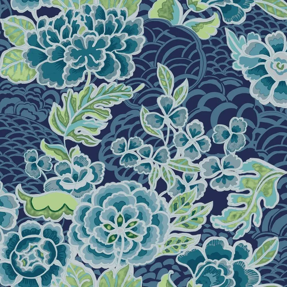 Waverly Zen Garden Peel and Stick Wallpaper