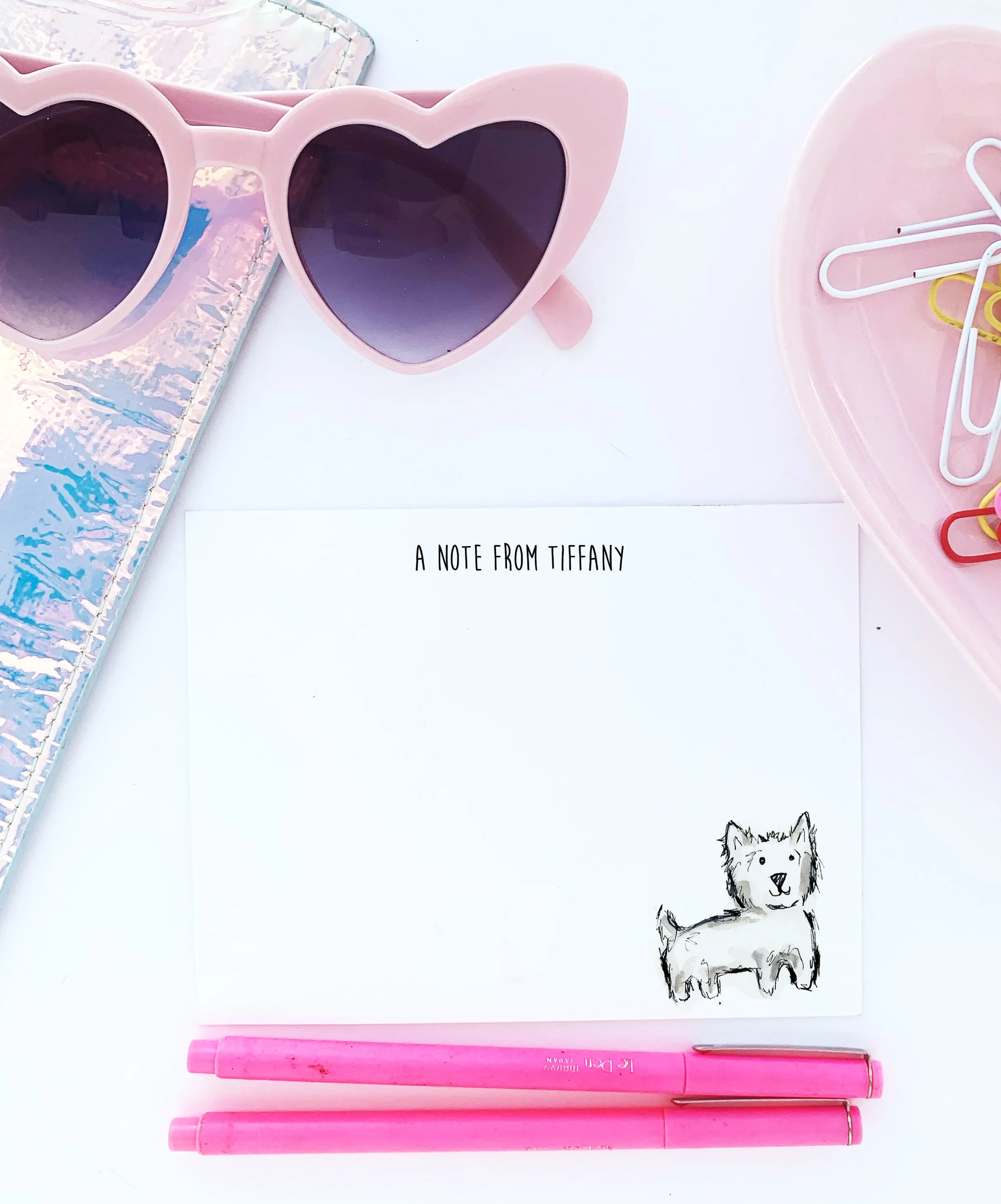 Westie Dog Personalized Stationery
