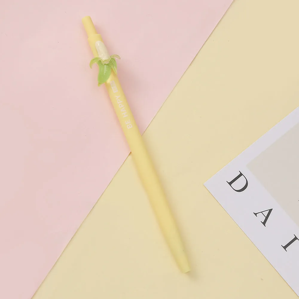 X 22532 BANANA RETRACTABLE GEL PEN-DISCONTINUED