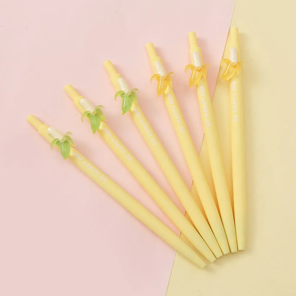 X 22532 BANANA RETRACTABLE GEL PEN-DISCONTINUED