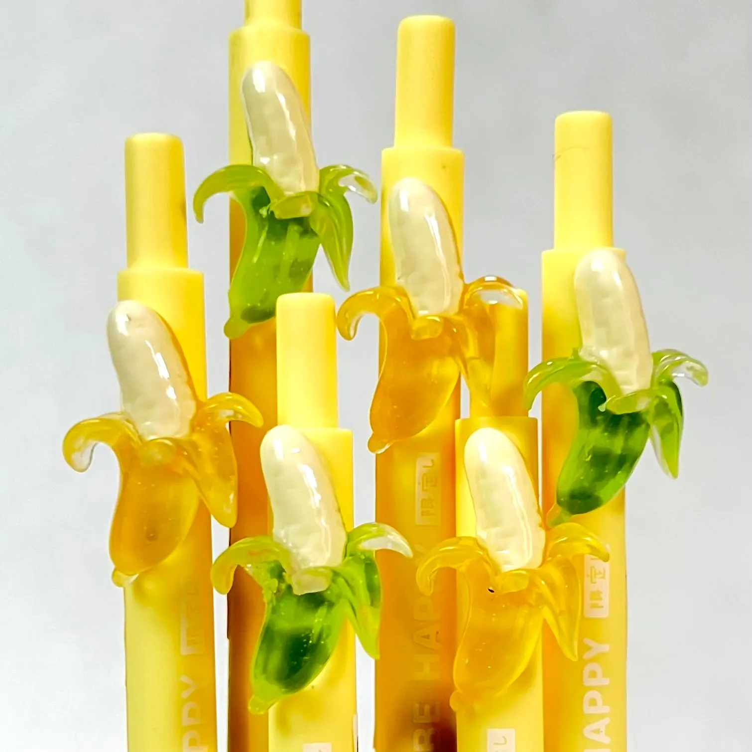X 22532 BANANA RETRACTABLE GEL PEN-DISCONTINUED