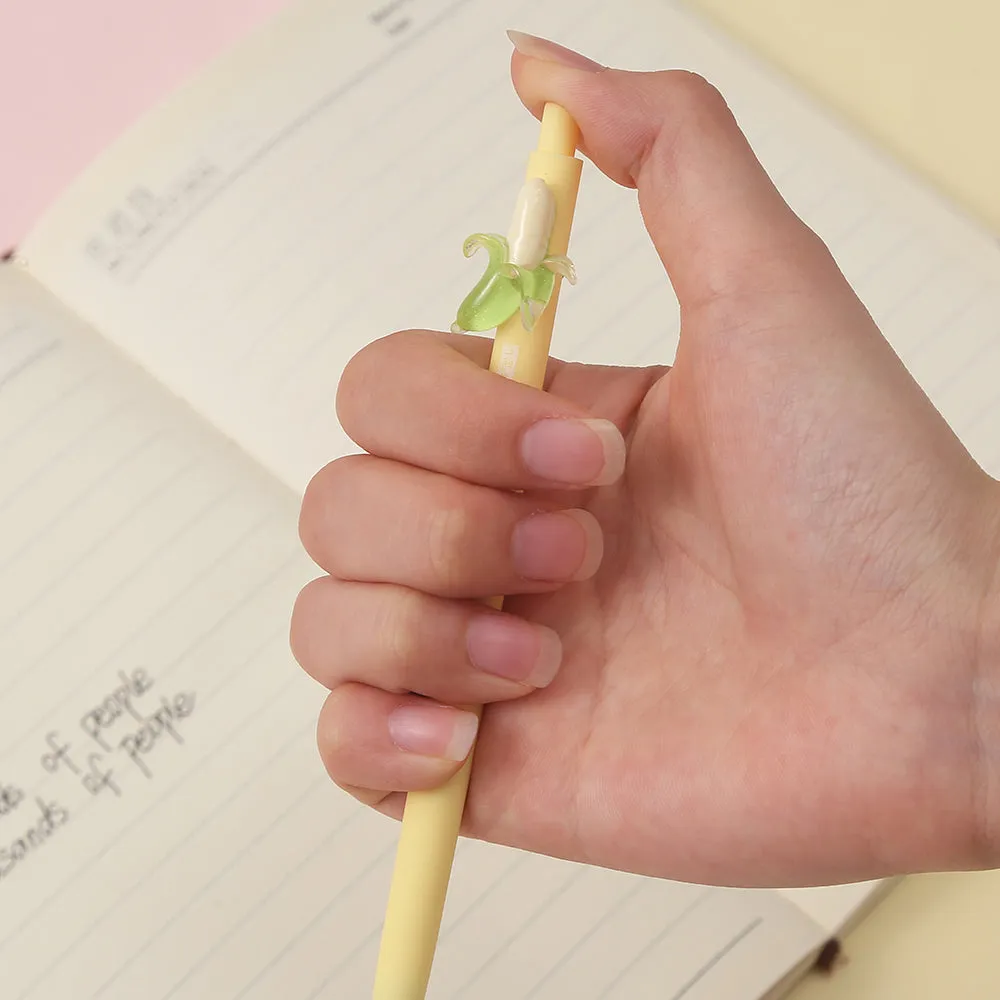 X 22532 BANANA RETRACTABLE GEL PEN-DISCONTINUED