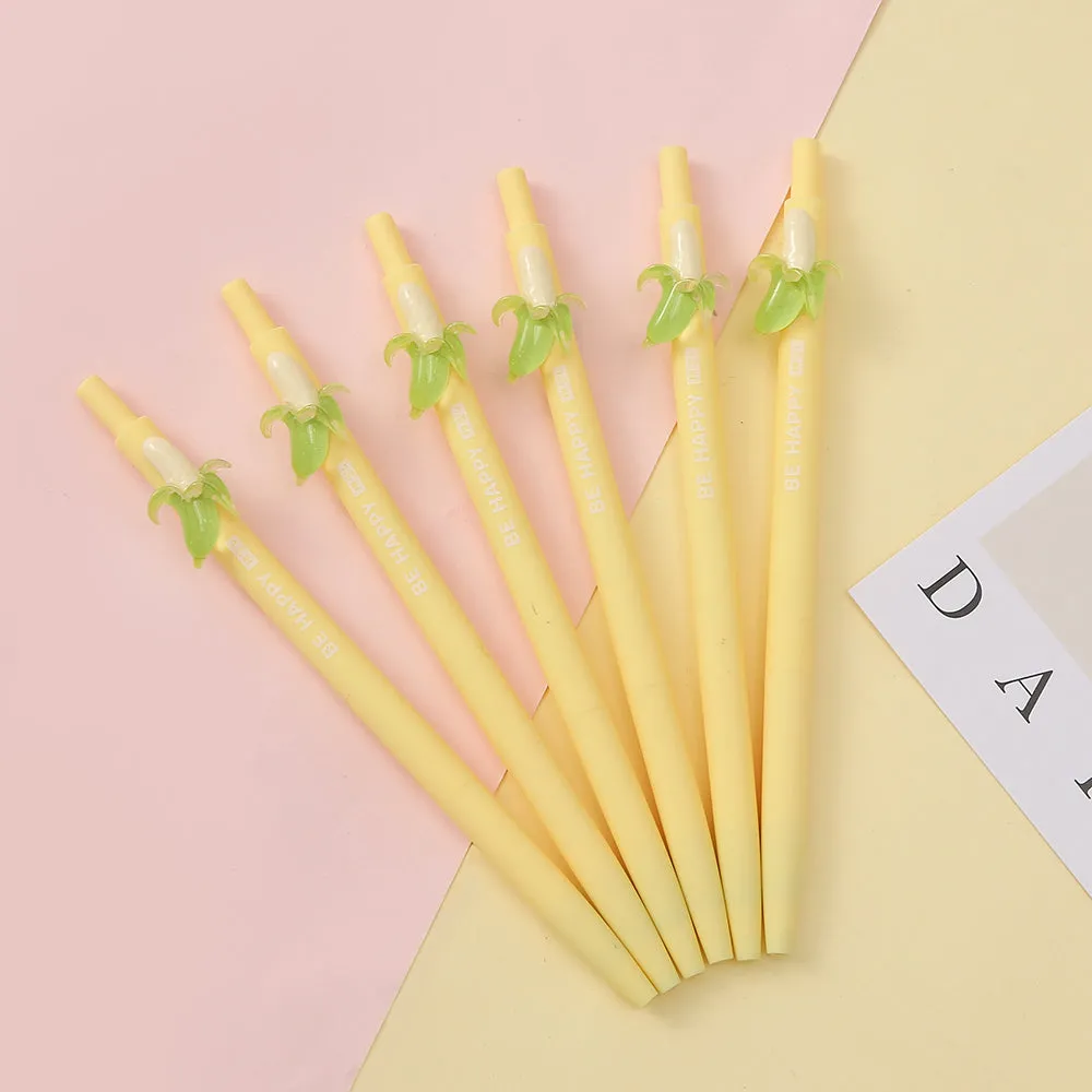 X 22532 BANANA RETRACTABLE GEL PEN-DISCONTINUED
