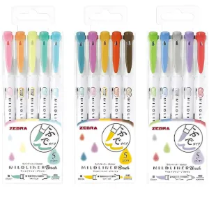 Zebra Mildliner Brush Set